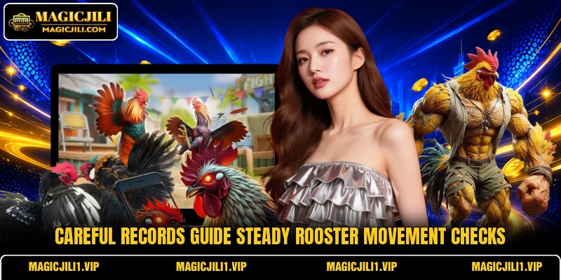 Careful records guide steady rooster movement checks Careful records guide steady rooster movement checks