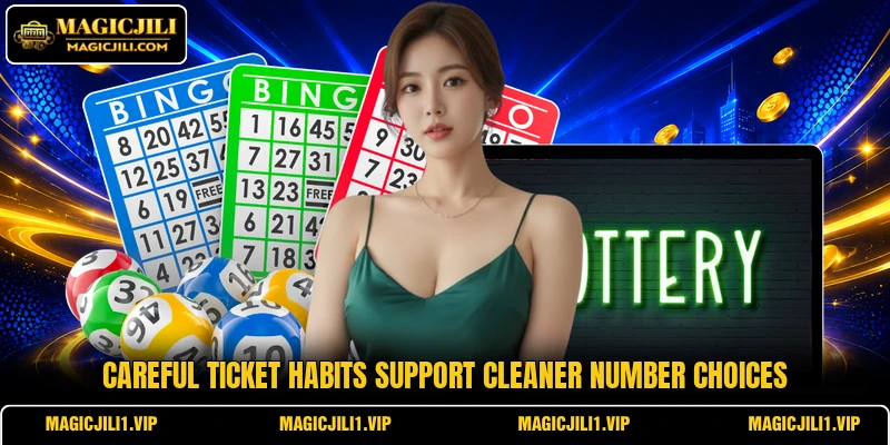 Careful ticket habits support cleaner number choices Careful ticket habits support cleaner number choices