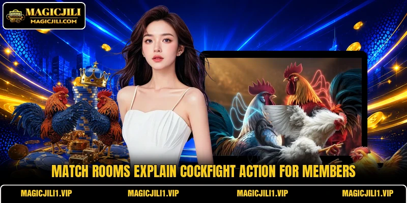 Match rooms explain cockfight action for members Match rooms explain cockfight action for members